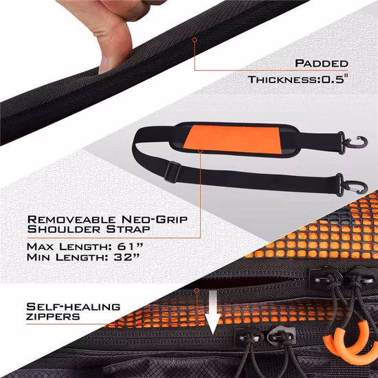 Saco de armazenamento de equipamento de isca de pesca portátil à prova d'água para exterior por atacado